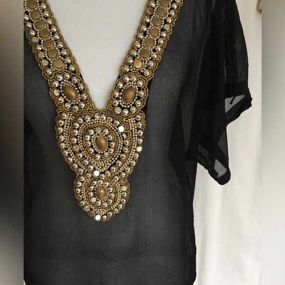 Zeugari Silk Chiffon Tunic - Picture 3 of 7